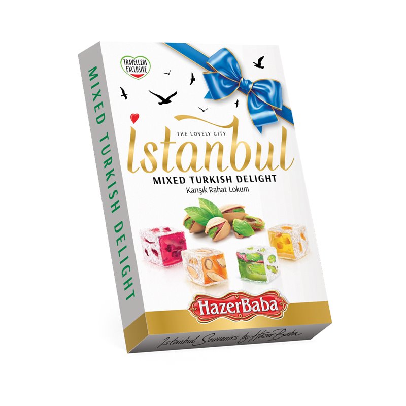 Hazerbaba Mixed Turkish Delight Istanbul 16oz