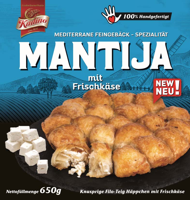 Kadino Mantija With Cheese 650gr