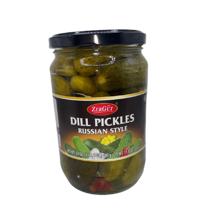 Zergut Kosher Dill Pickles With Spicy 670gr