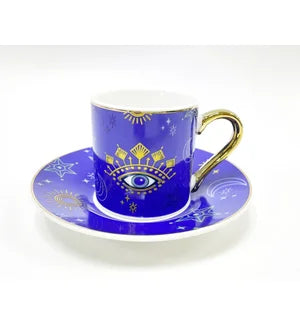 Coffee Cups And Saucers 12pc Set Bone China 100cc