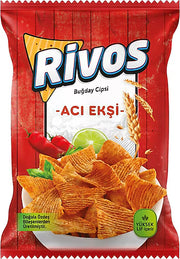 Rivos Hot And Sour Wheat Cips 56gr