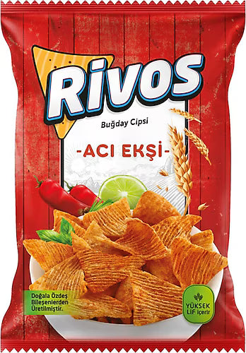 Rivos Hot And Sour Wheat Cips 56gr