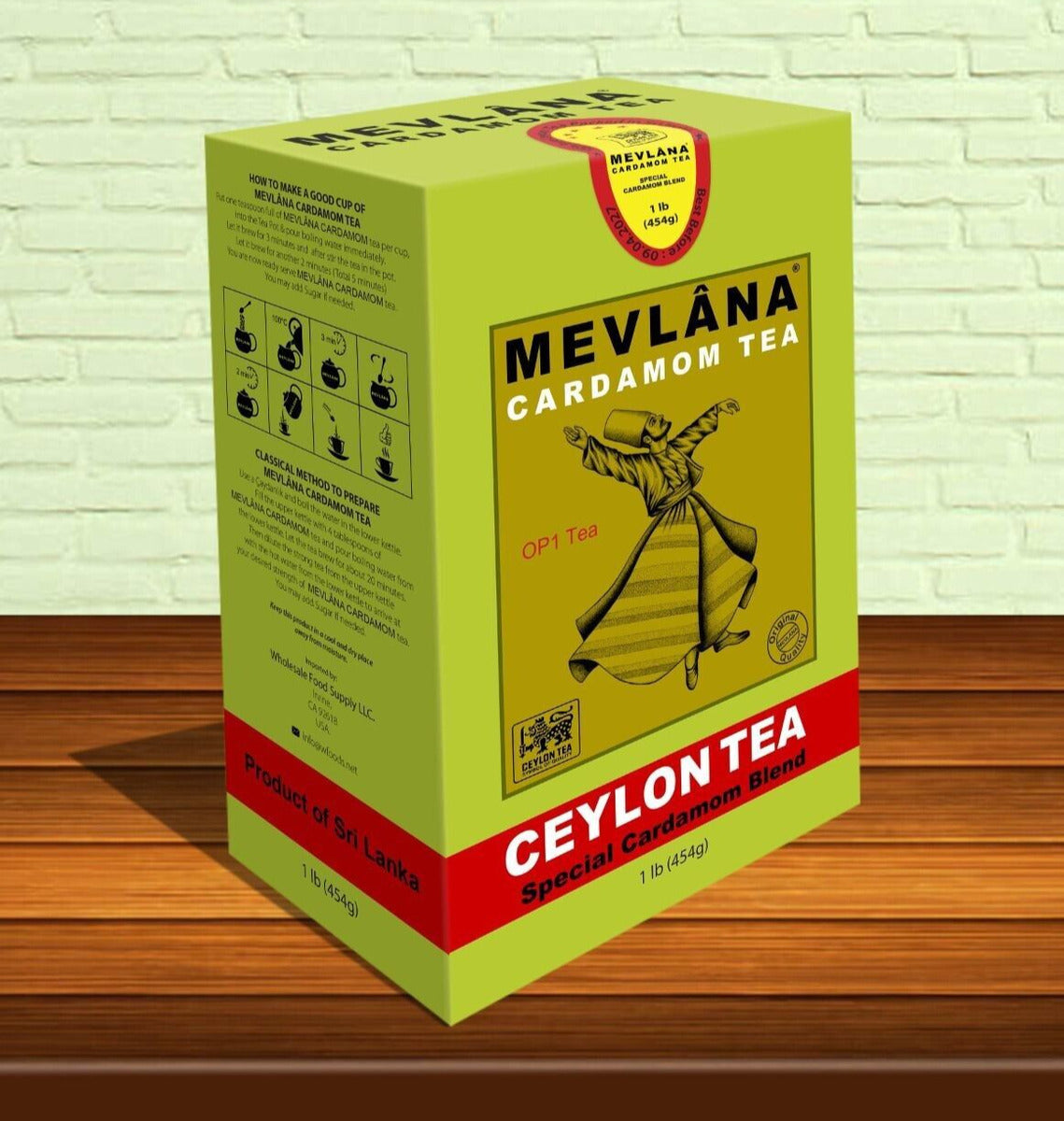 Mevlana Special Cardamom Tea 1lb