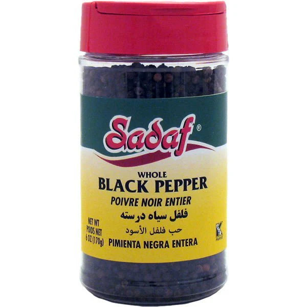 Sadaf Whole Black Pepper 6oz