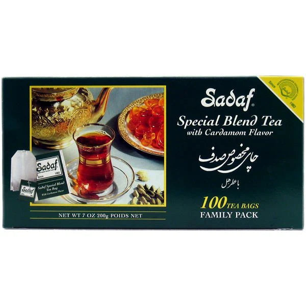 Sadaf Special Blend Cardamom 100 Foil T-Bag 200gr
