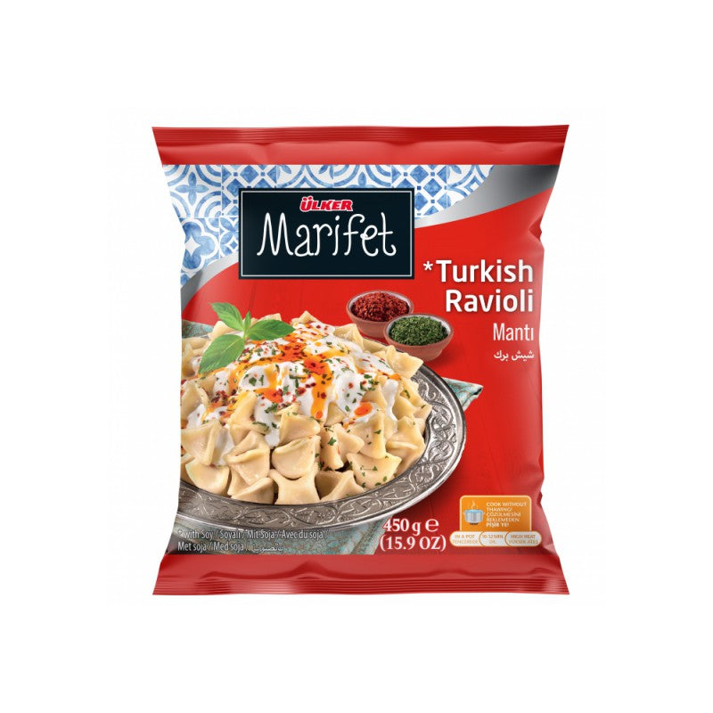 Ulker Marifet Soy Ravioli 450gr
