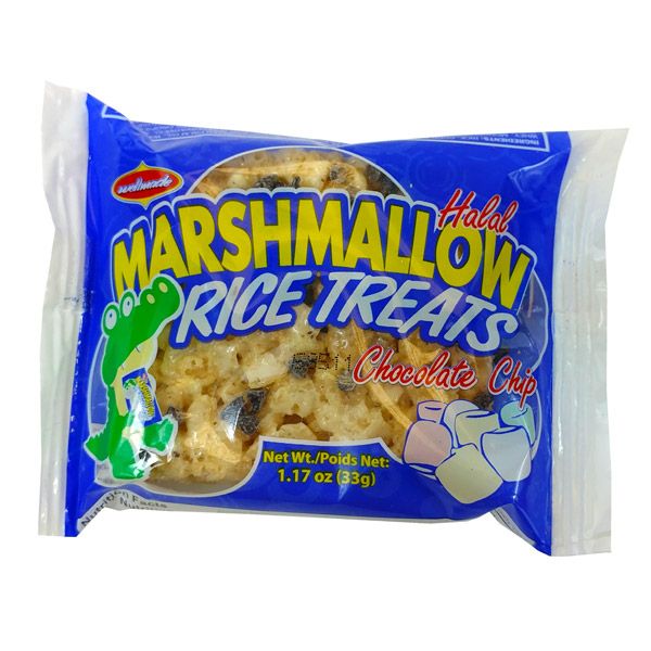 Wellmade Crispy Rice Treats Marshmallow Original 1.17oz